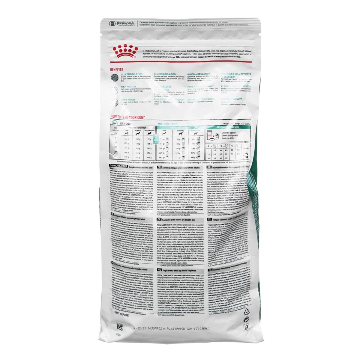 Fodder Royal Canin Diabetic VHN Adult Birds 1,5 Kg-1