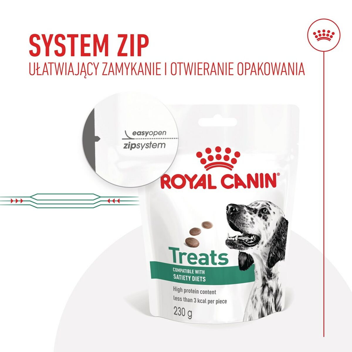 Dog Snack Royal Canin Dog Satiety Treats 230 g
