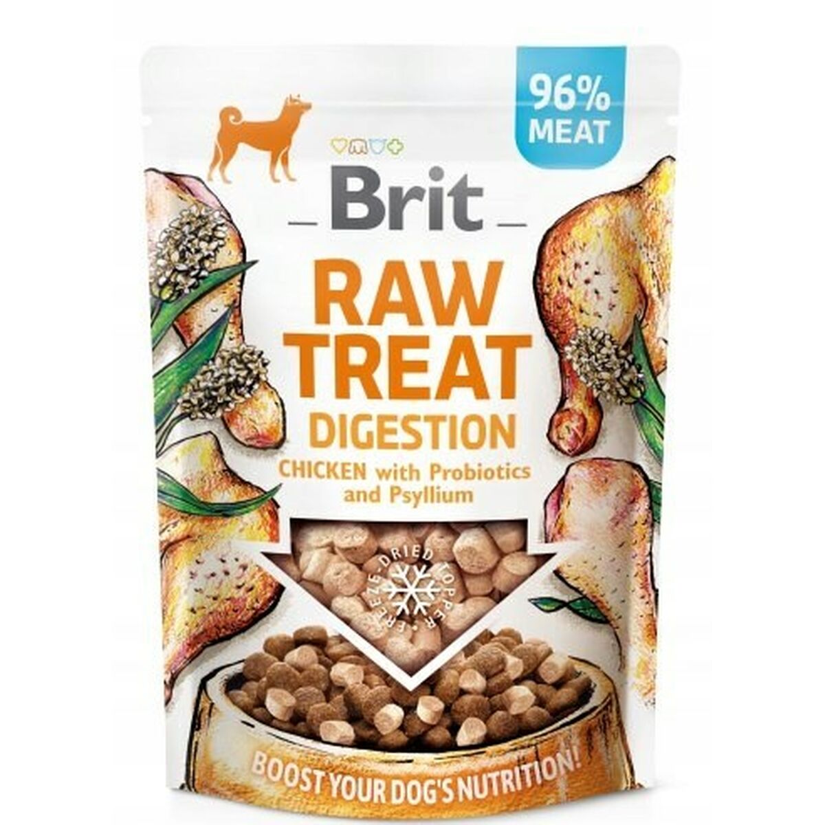 Fodder Brit Raw Treat Digestion Chicken 40 g-0