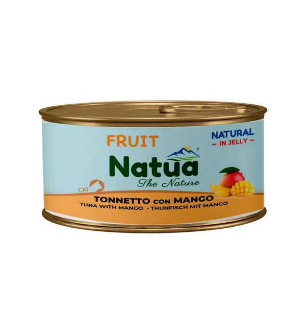 Natua Cat Tonnetto con Mango 85g – Umido Naturale in Gelatina-0
