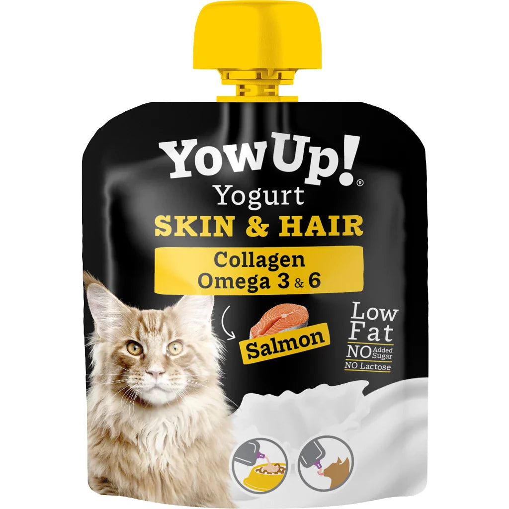 YowUp! Yogurt al Salmone per Gatti – Pelo Lucido e Cute Sana-0
