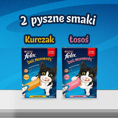 Snack for Cats Purina Felix Deli Moments Chicken Chicken 4 x 10 g