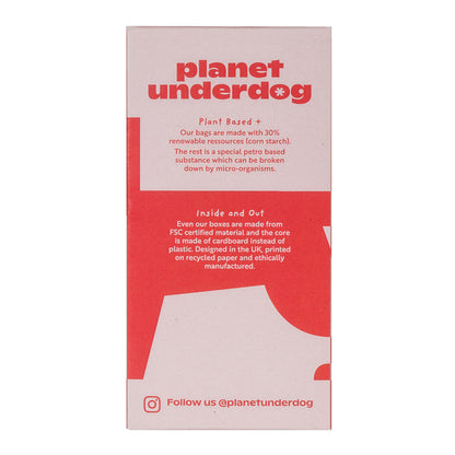 60 Planet Underdog Compostable Dog Poop Bags - Red Box