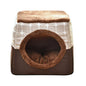 Detachable Soft Kennel Cat Bed Breathable Cat Pet Cave House Sleeping Bag Mat Pad Tent Pets Winter Warm Cozy Beds 11 Colors