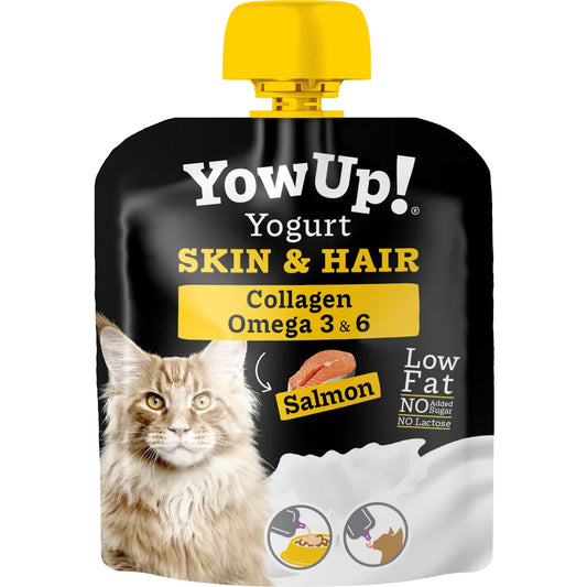 YowUp! Yogurt al Salmone per Gatti – Pelo Lucido e Cute Sana-0